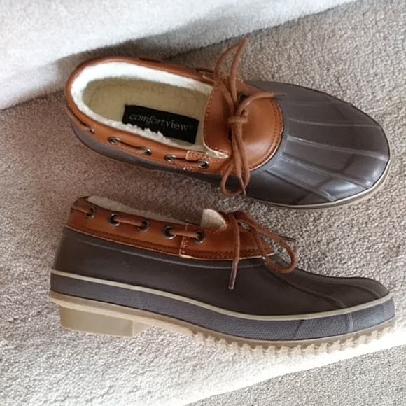 Comfortview The Storm All Weather Waterproof Shoe 7M Brown - Picture 5 of 16